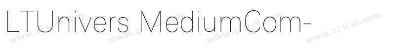 LTUnivers MediumCom字体转换
